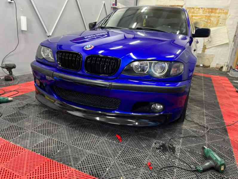 Lipo spoiler pod nárazník na BMW E46 M technik nárazníky - foto 4