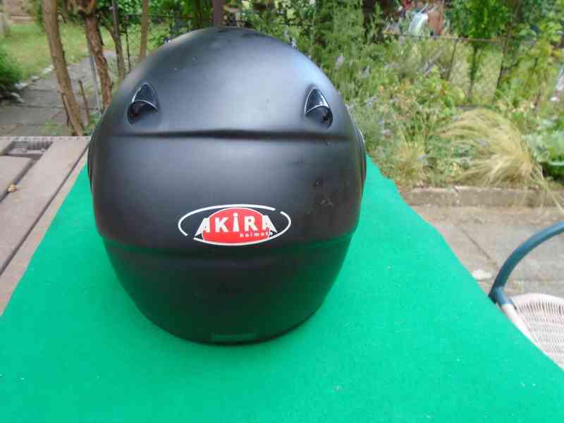 Značková helma přilba na motorku moto Akira M 57-58 cm Japan - foto 4