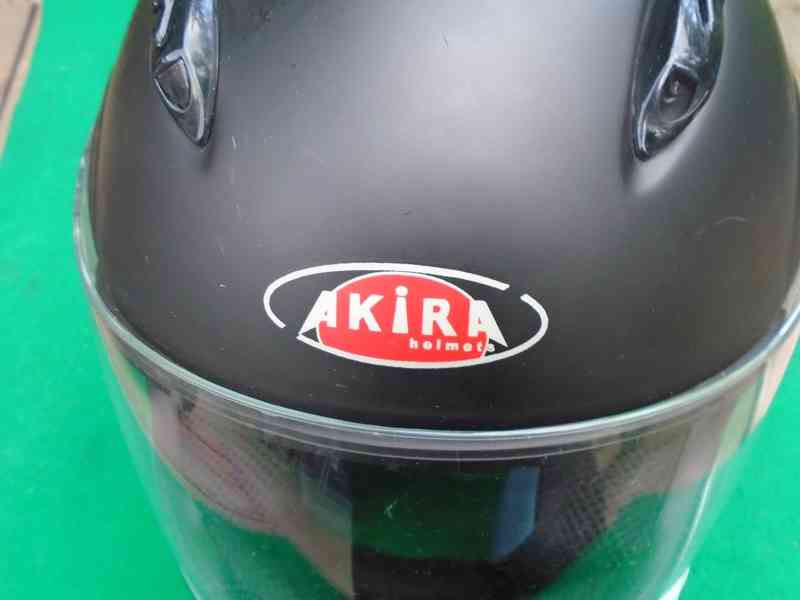 Značková helma přilba na motorku moto Akira M 57-58 cm Japan - foto 6