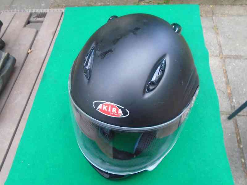 Značková helma přilba na motorku moto Akira M 57-58 cm Japan - foto 5