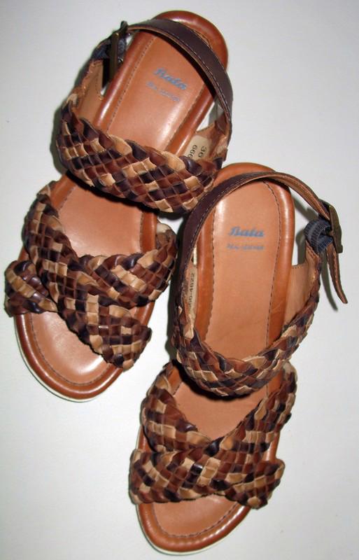 Nové  hezké  kožené sandály Baťa # veikost 36 - foto 2