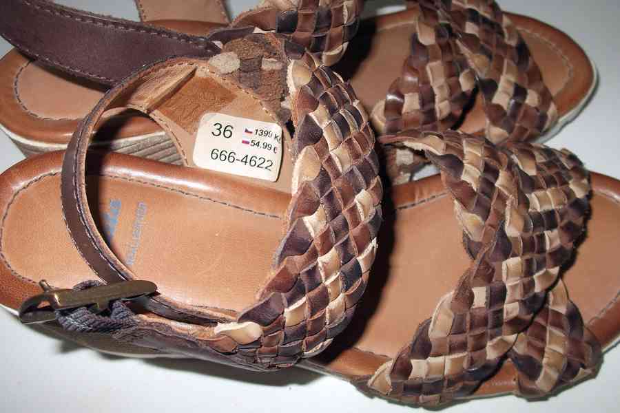 Nové  hezké  kožené sandály Baťa # veikost 36 - foto 3