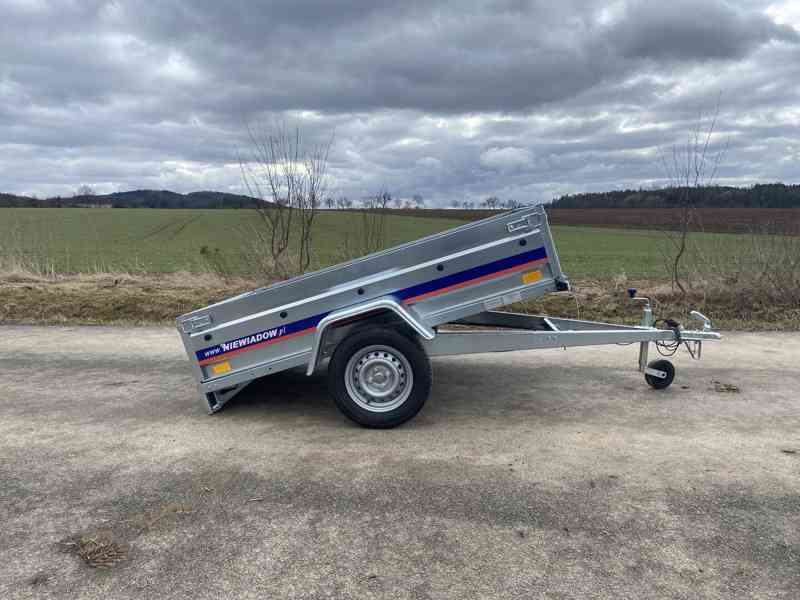 Přívěsný vozík - Niewiadow BE 7320 U sklopný - 2060x1210x380 - foto 1