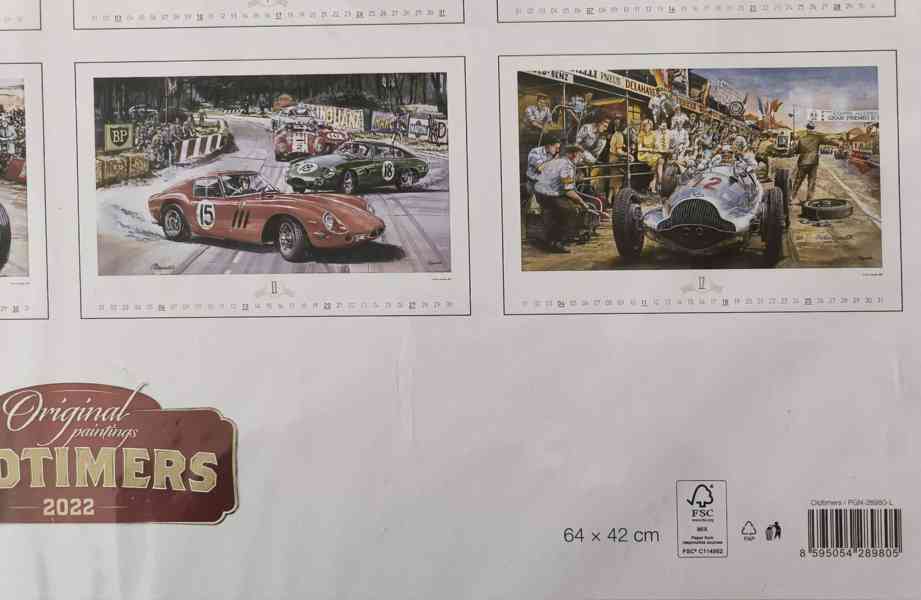 Nástěnný kalendář Oldtimers Václav Zapadlík 2022 - foto 6