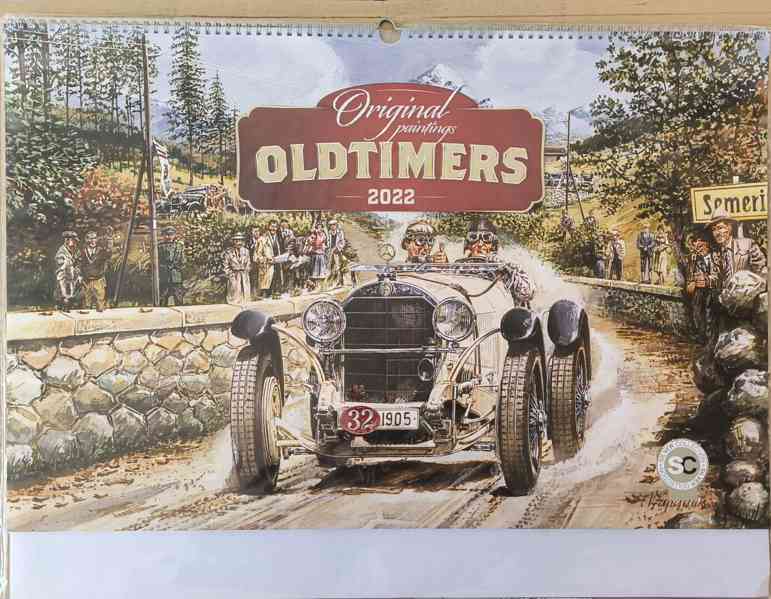 Nástěnný kalendář Oldtimers Václav Zapadlík 2022 - foto 1