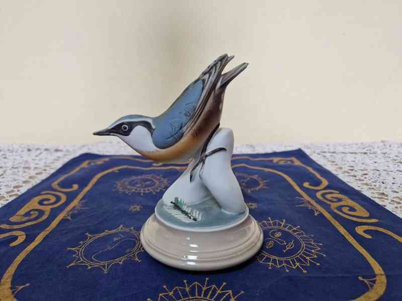 Krásný stylový Pták Royal Dux Czechoslovakia Signováno - foto 4
