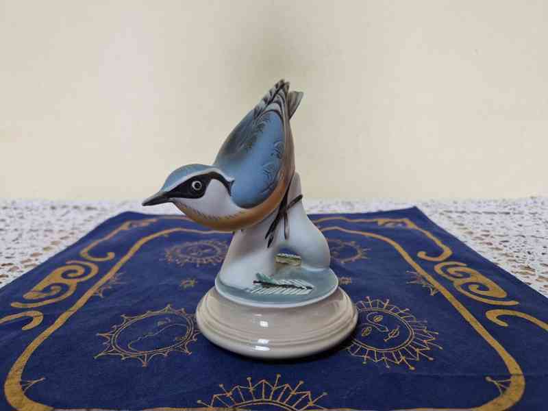 Krásný stylový Pták Royal Dux Czechoslovakia Signováno - foto 3