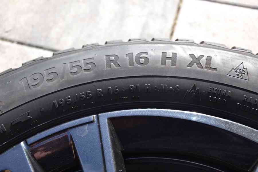 Š.Fabia IV/VW Polo. S.Ibiza -NOVÁ zimní ALU sada 195/55R16 - foto 3