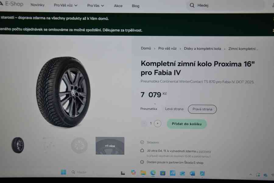 Š.Fabia IV/VW Polo. S.Ibiza -NOVÁ zimní ALU sada 195/55R16 - foto 18