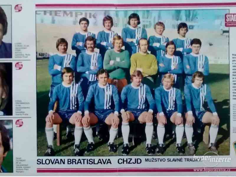 Slovan Bratislava CHZJD 1977 - fotbal - foto 1