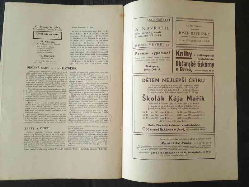  Náš domov - starý lidový časopis 1941, č. 3  - foto 5