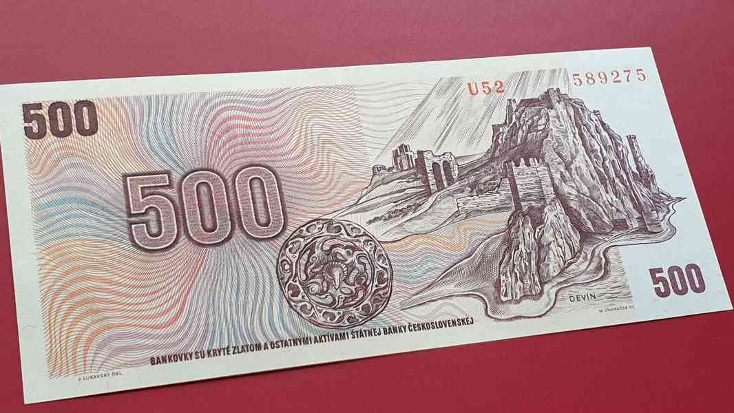 500 korun 1973 Československo UNC - foto 4