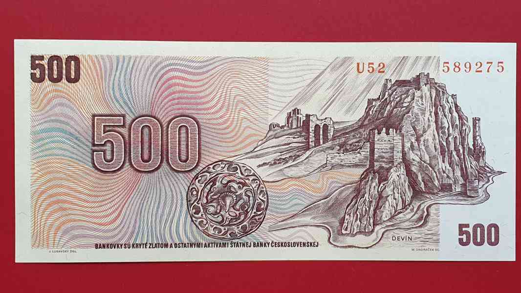 500 korun 1973 Československo UNC - foto 3