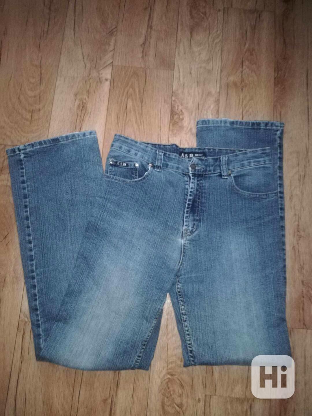 bavlněné džíny A&D vel.32 - foto 1