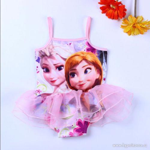 Krásné dívčí plavky Ledové království Elsa a Anna - foto 1