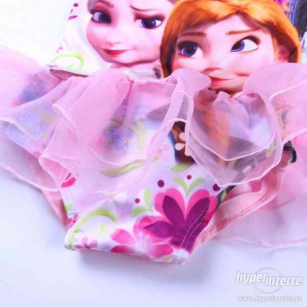 Krásné dívčí plavky Ledové království Elsa a Anna - foto 2