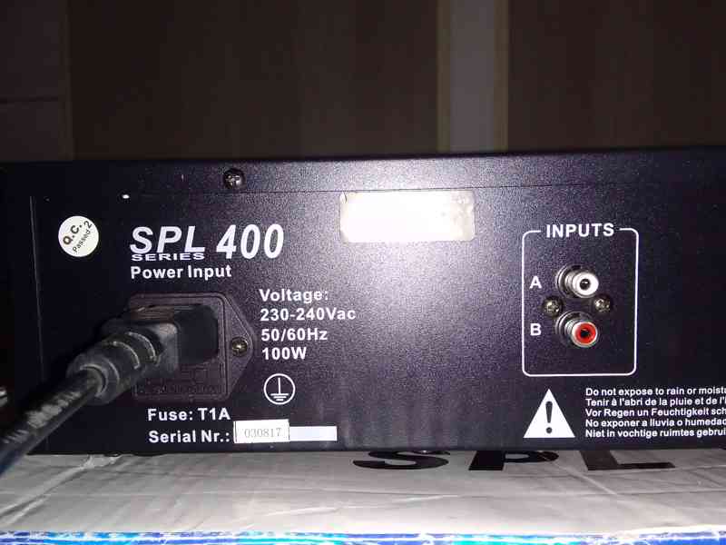 Zesilovač Skytec SPL 400,  400/1200W, nový, nepoužitý levně  - foto 3