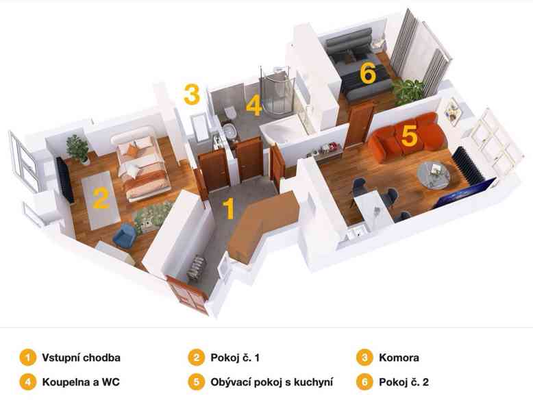 Prodej bytu 3+kk 74 m2, Praha 5 - Smíchov, bez provize - foto 5