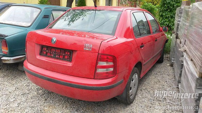 Škoda Fabia na náhradní díly rv. 2003 1,4l - foto 1