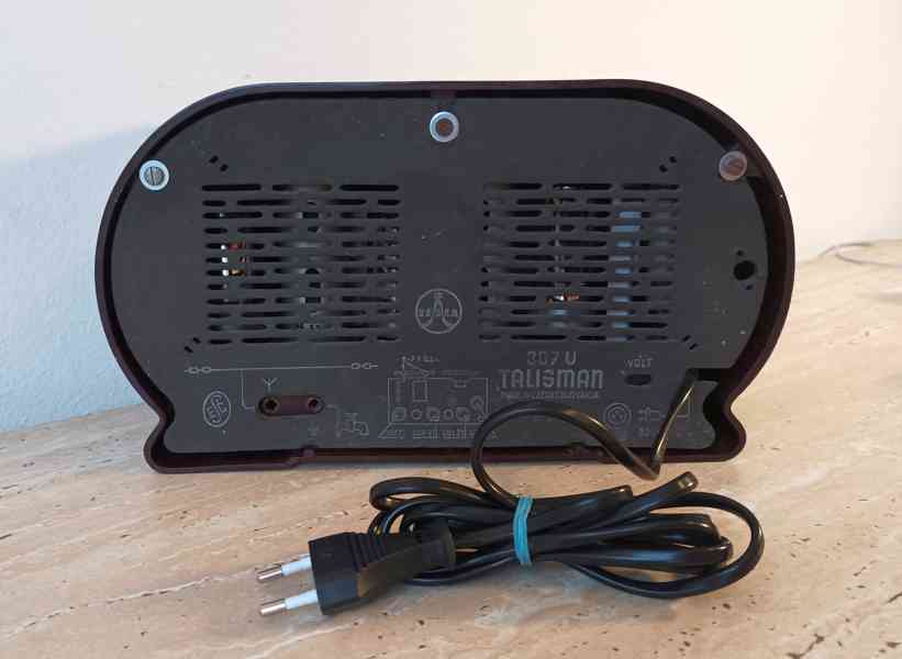 Starožitné rádio Tesla Talisman 307U, excelentní stav   - foto 12