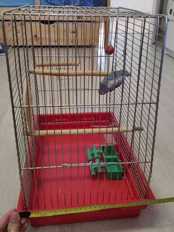 Ptačí klec např. pro papouška nebo andulku - foto 3