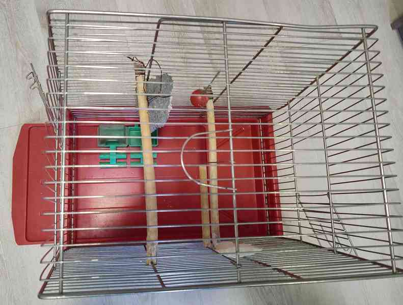 Ptačí klec např. pro papouška nebo andulku - foto 4