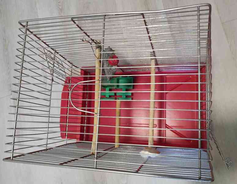 Ptačí klec např. pro papouška nebo andulku - foto 5