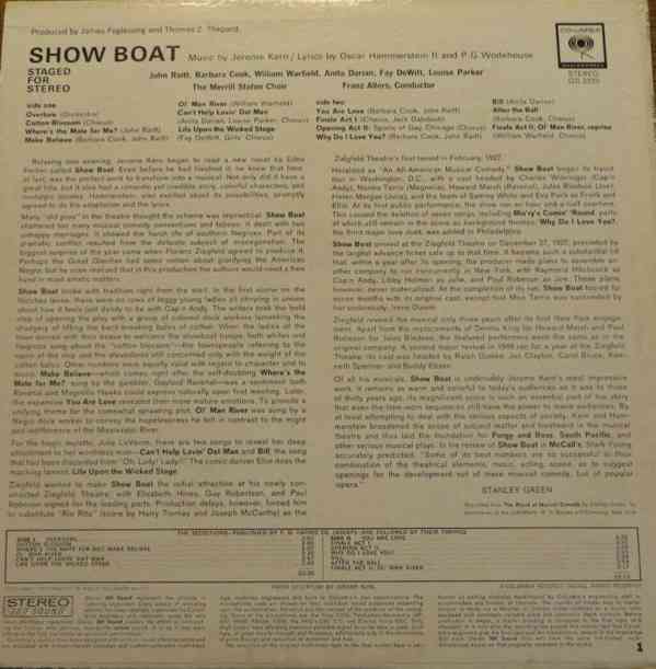 Show Boat  (LP) - foto 2
