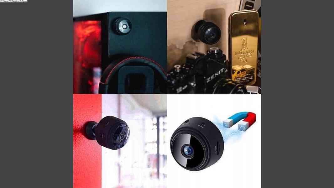 Špionážní mini kamera WiFi A9 HD - foto 3