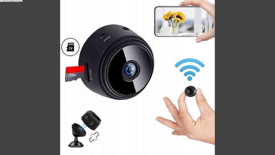 Špionážní mini kamera WiFi A9 HD - foto 4