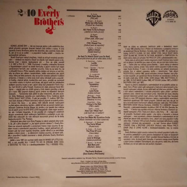 Everly Brothers – 2x10 Everly Brothers (LP) - foto 2