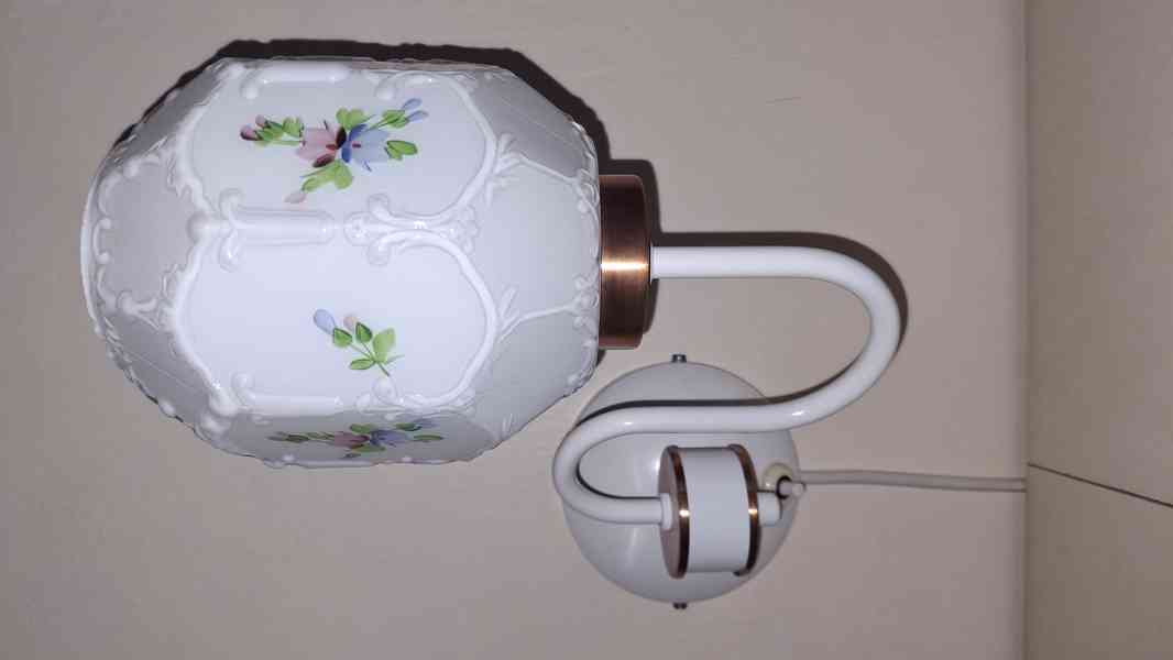 retro 5 ramenný lustr DRUKOV-bílá-mosaz - foto 6