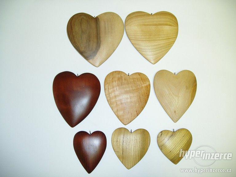 Dřevěná srdce - foto 1