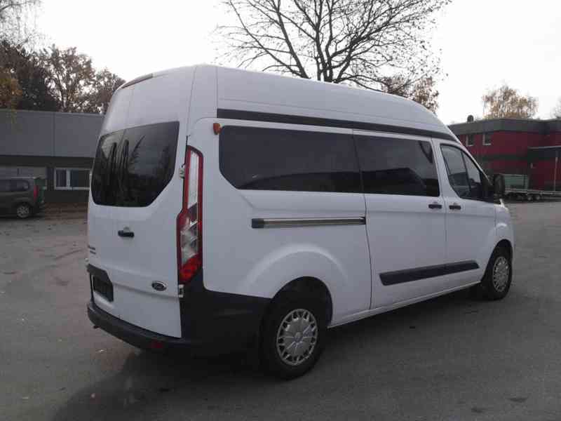 FORD TRANSIT CUSTOM L2H2 DEVĚT MÍST, KLIMA, NAVI - foto 4