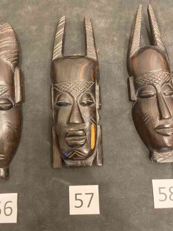 Africké masky - originální - foto 19