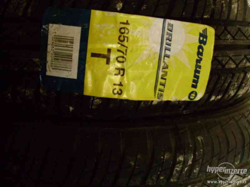 Nové letní pneu 165 R 13 - Barum Brilantis, 4 kusy - foto 1