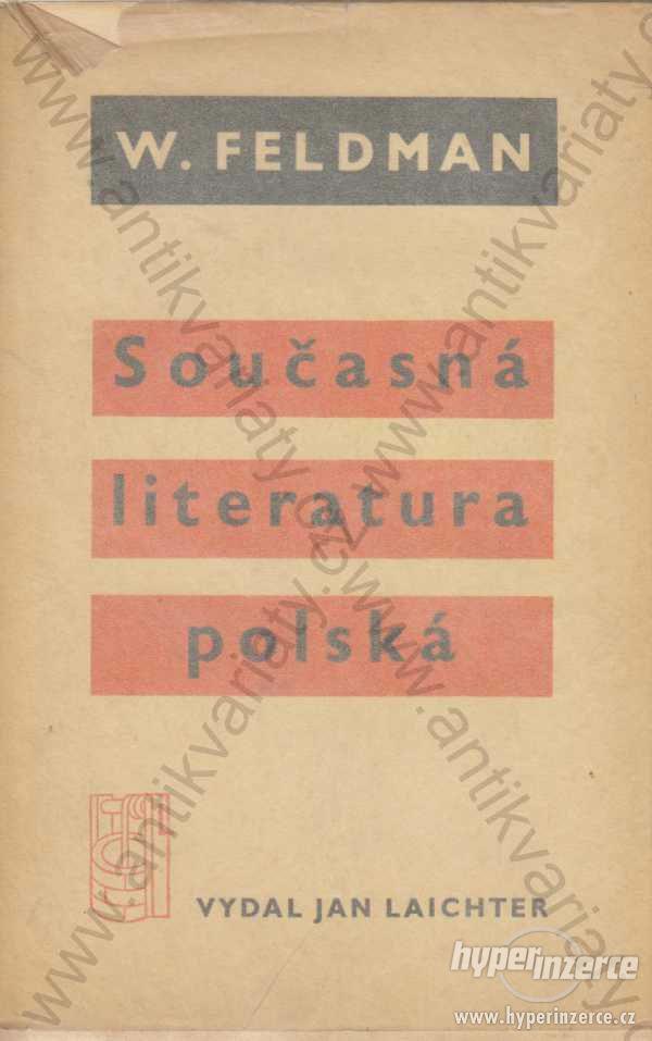 Současná literatura polská  W. Feldman 1936 - foto 1