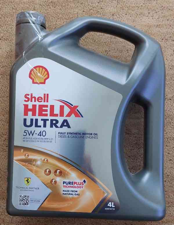 Motorový olej Shell Helix Ultra 5W-40 - foto 1