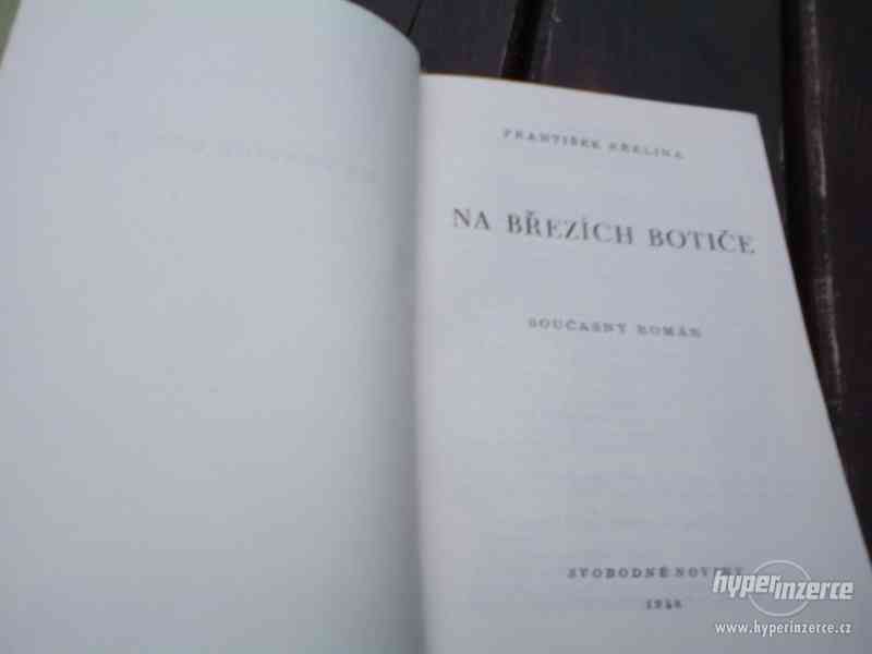 Kniha z r. 1948 , Křelina. Na březích Botiče , cena 99 Kč . - foto 2