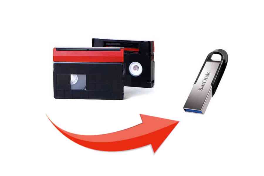 Digitalizace kazety do kamery na USB flash disk