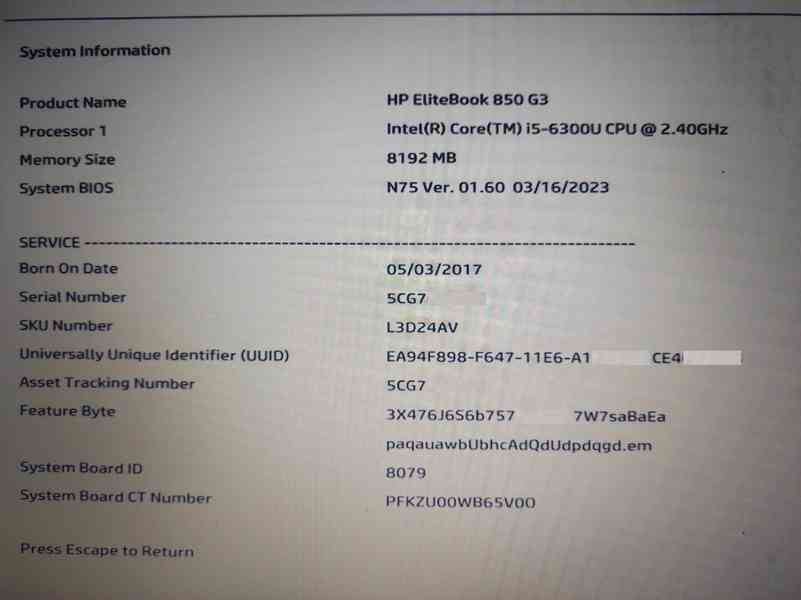 Notebook HP EliteBook 850 i5 2.4 GHz Win 11 NVMe SSD - foto 4