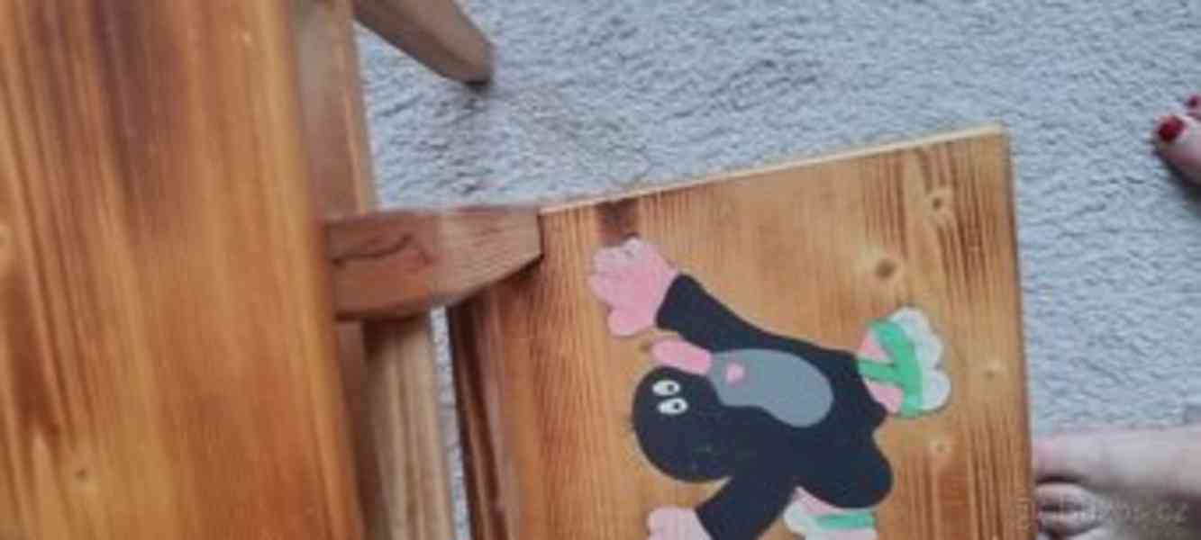 Dřevěný stoleček+židlička Krteček - foto 7