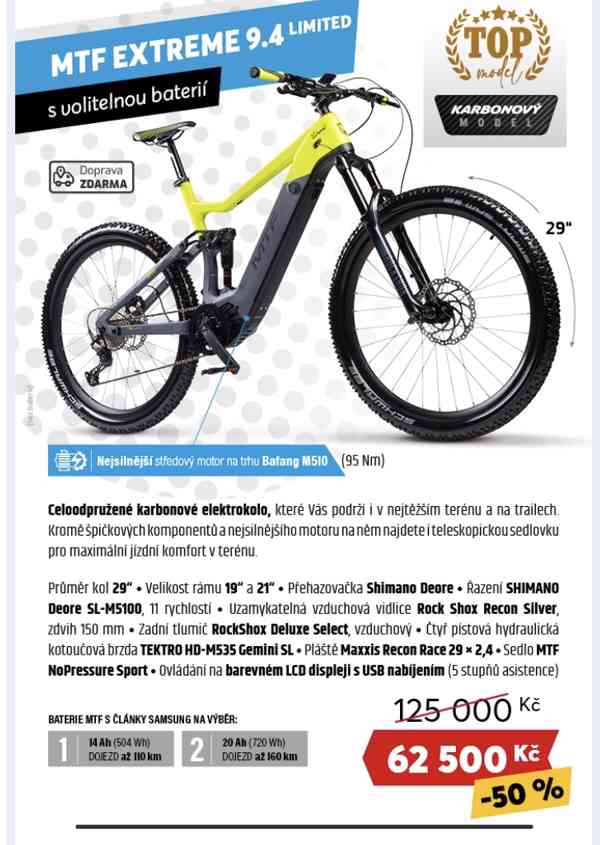 Mount 5.4 Max Drive (21) - NOVÉ + pojištění krádeži - foto 2
