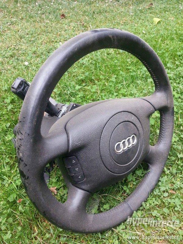 Prodám kožený volant a Airbag na Audi - SLEVA! - foto 1