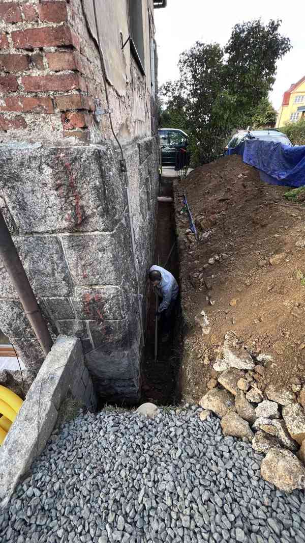 Zemní práce | Kanalizační a vodovodní přípojky | Výkopy  - foto 6