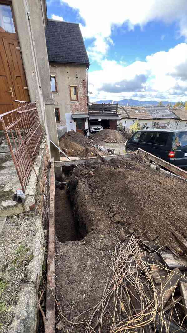 Zemní práce | Kanalizační a vodovodní přípojky | Výkopy  - foto 7