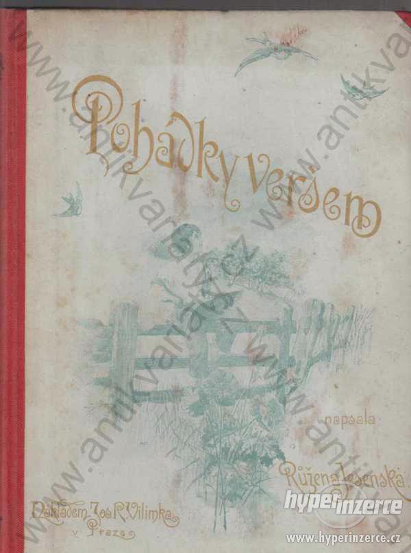 Pohádky veršem Růžena Jesenská Karel Štapfer 1890 - foto 1