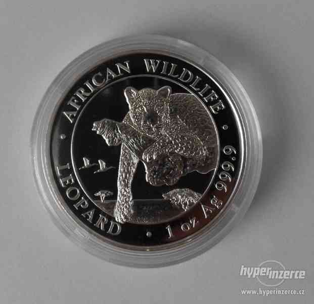 Stříbrná mince Leopard 2020, 1 oz - foto 1