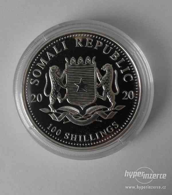 Stříbrná mince Leopard 2020, 1 oz - foto 2