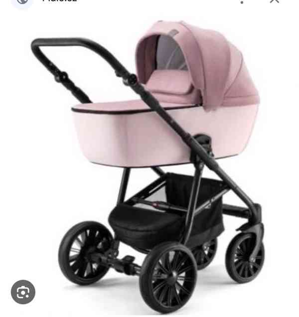 Hluboký růžový kočárek Dada Paradiso